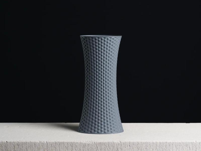Trophy Vase | Hexagon Texture (Vase Mode)
