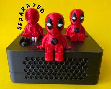 Articulated Baby Deadpool, Separated Parts