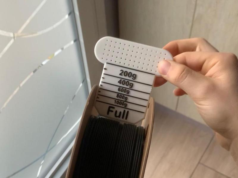Filament spool gauge with or without AMS