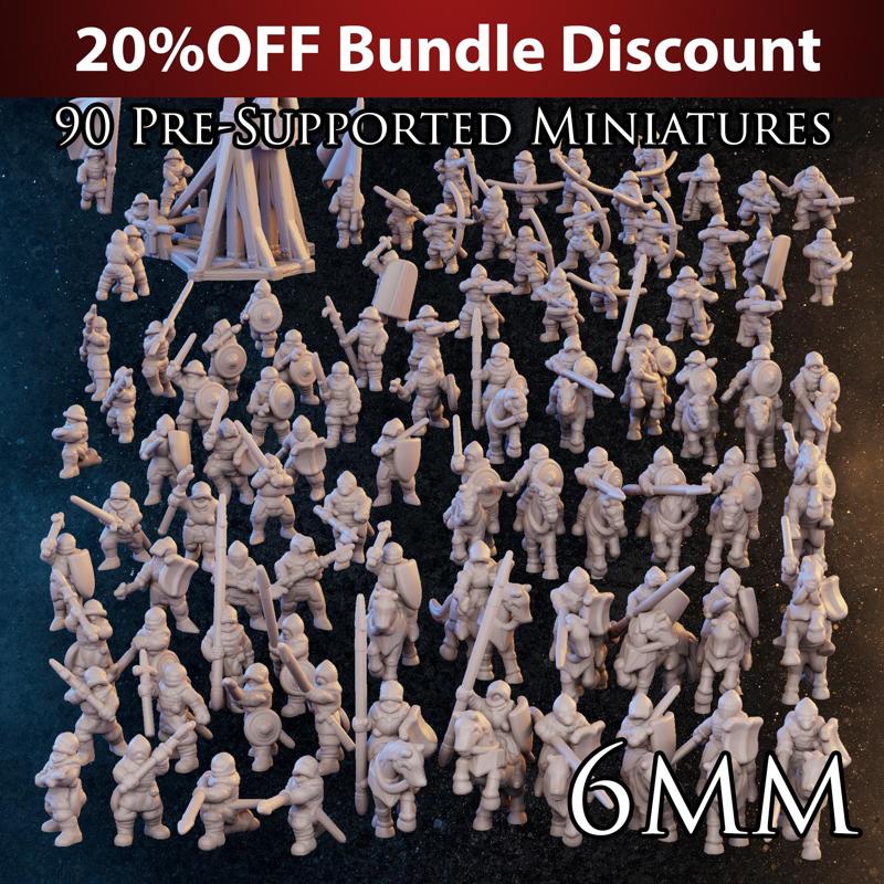 6mm – Complete Set – Late Medieval