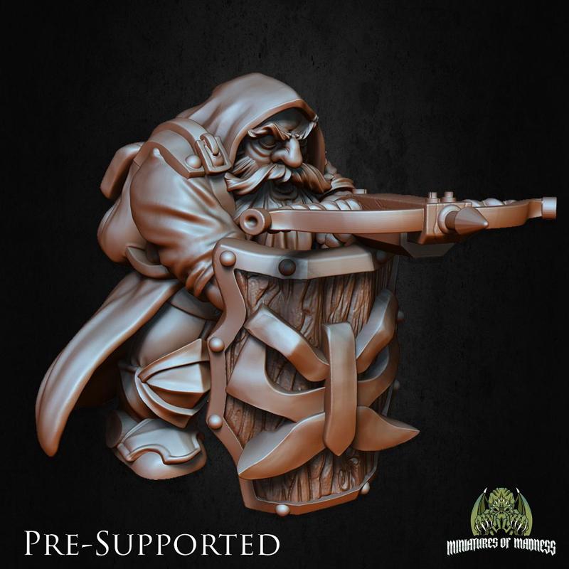Dwarf Crossbowman 1 [PRE-SUPPORTED] Dwarf Ranger