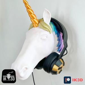 Unicorn Wall Mount Headphones Holder – Multiparts