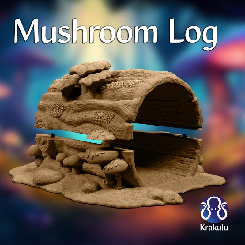 Mushroom Covered Log