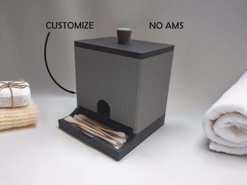 Q-Tip Holder/Dispenser V2