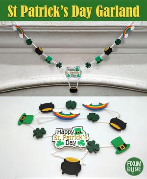 Snap Together St. Patrick’s Day Garland