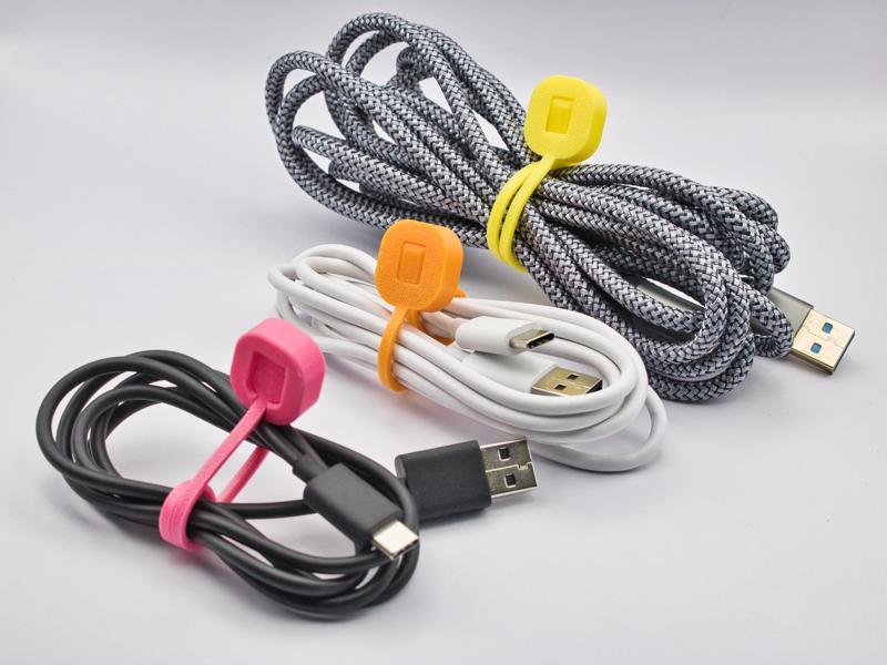 Reusable Cable Ties V2, 3 sizes, TPU
