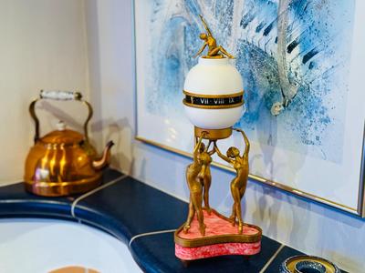 Cercle Tournant Mantle Clock x Corcelain