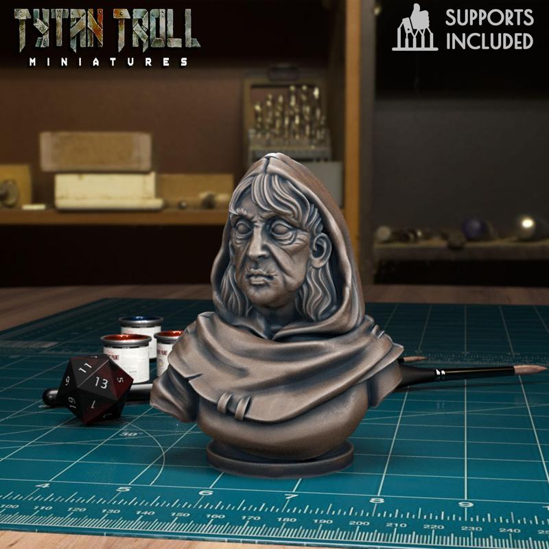 Curse of Strahd – Mad Mary Bust [Pre-Supported]