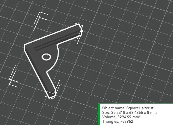 Halters for Square-shape posters