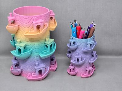 Benchy Pencil and Kitchen Utensil Cup