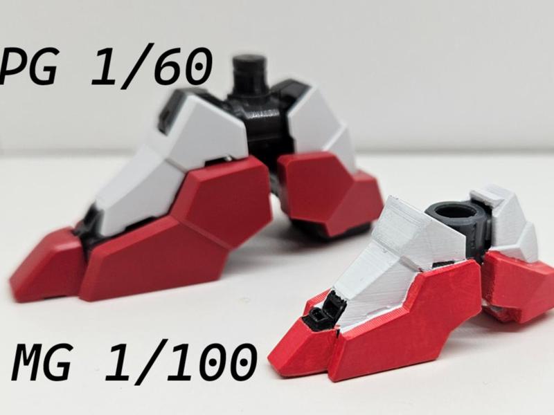 Ver. 1.5 Feet for 1/100 GN-001 Exia