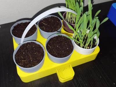 Selfwatering seedstarter for 70mm pots