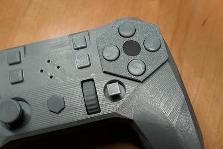Alpakka Controller touch hexagon mask