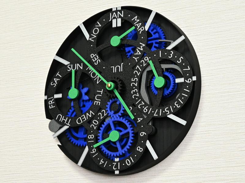 Quartz-movement Based Perpetual Calendar Clock