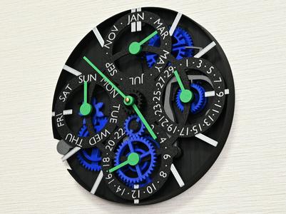 Quartz-movement Based Perpetual Calendar Clock