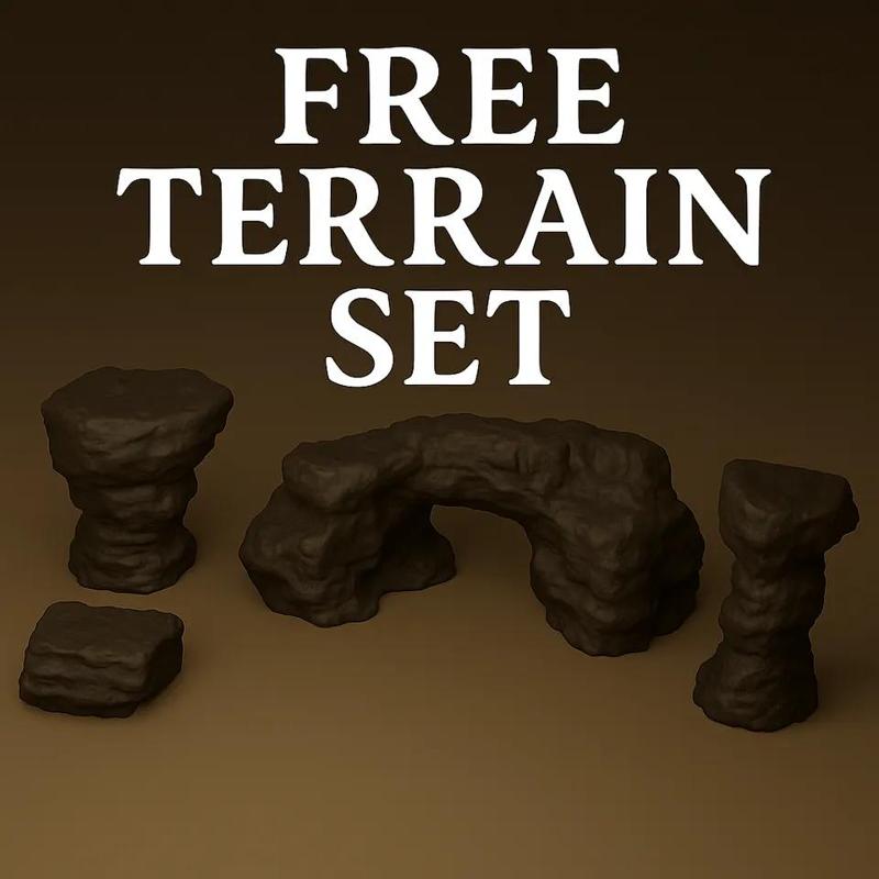 Modular Fantasy Rock Terrain   