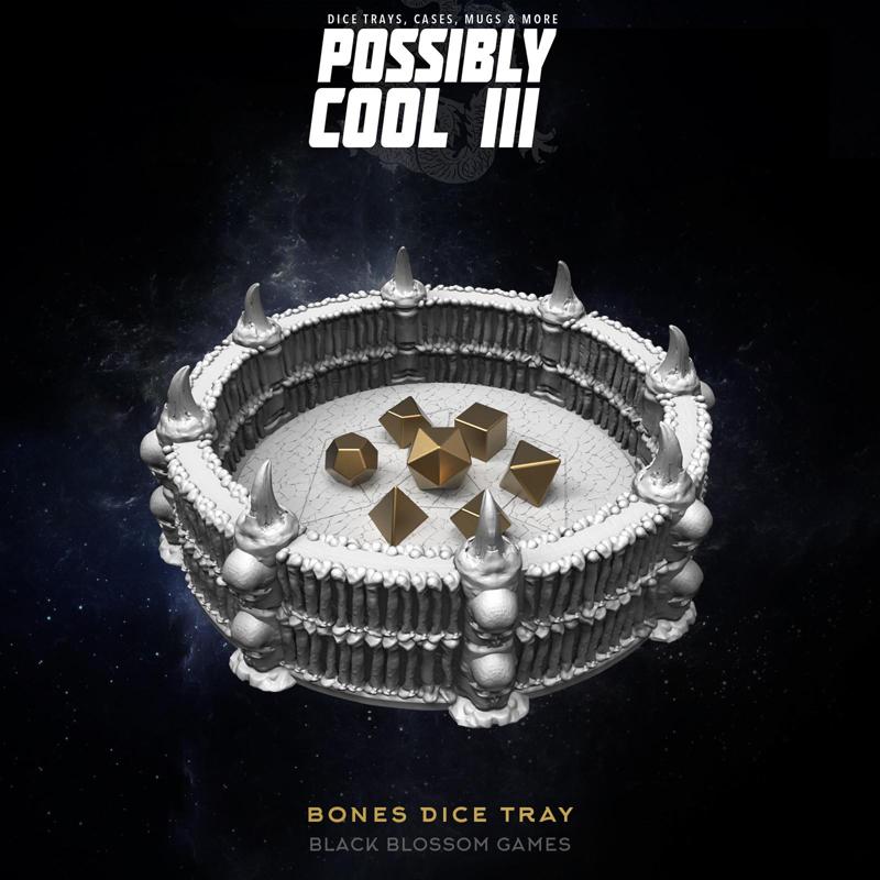 T3DT09 Bones Dice Tray:: Possibly Cool Dice Tower 3