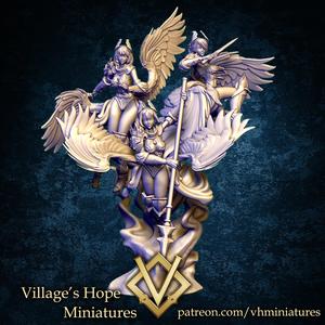 The Valkyrie sisters (75&35mm. scale)