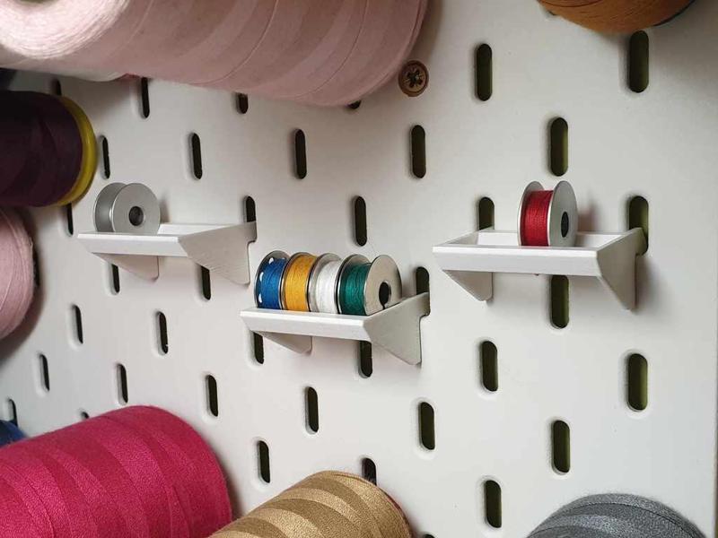IKEA SKADIS Bobbin Holder Shelf