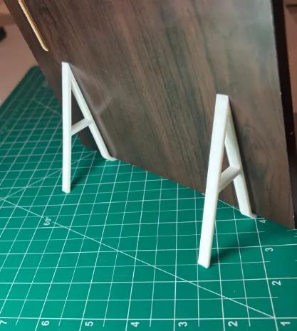 Plaque Stand Supports (Easy print, minimal filament)   