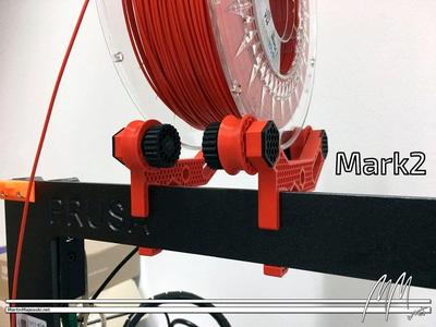 Prusa i3 MK2(s) & MK3 Spool Holder – Frame Mount – Top Loader