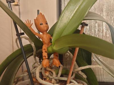 Colorful Articulated Baby Groot Without Keychain