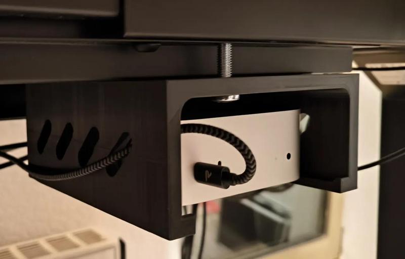 Mac Mini M4 Ergotopia deskmount (no drilling)