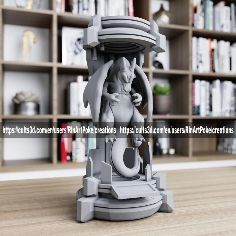 Charizard in the lab from pokemon