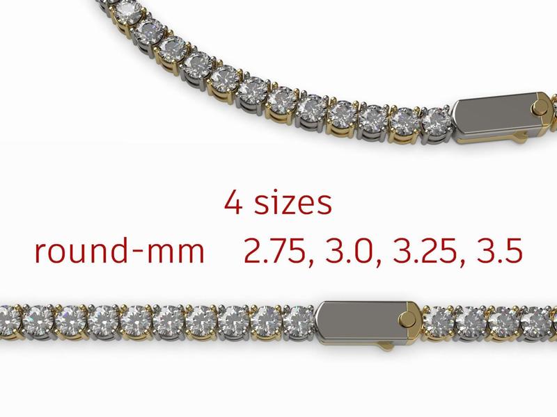 Diamond Tennis Necklace 4 sizes