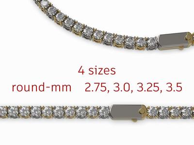 Diamond Tennis Necklace 4 sizes