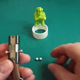 Double Barrel Shotgun Keychain
