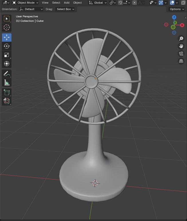 table fan