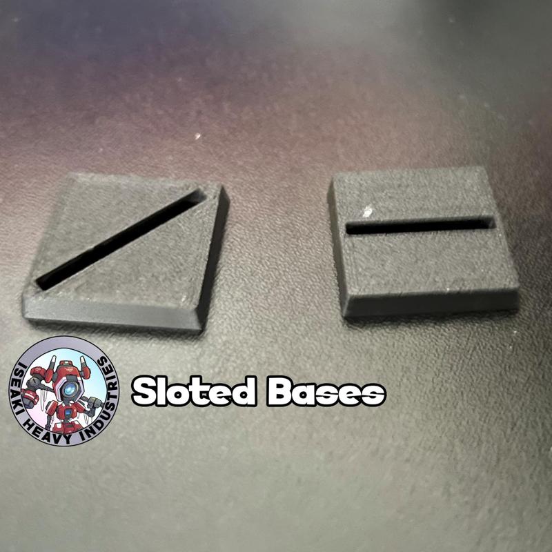Sloted Square Bases 25mm & 30mm