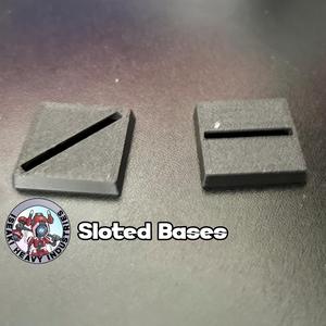 Sloted Square Bases 25mm & 30mm