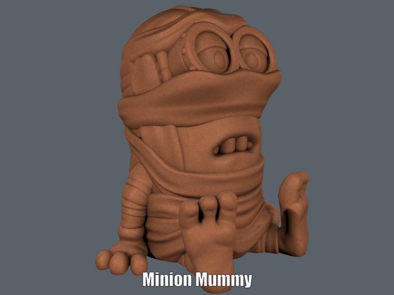 Minion Mummy (Easy print no support)