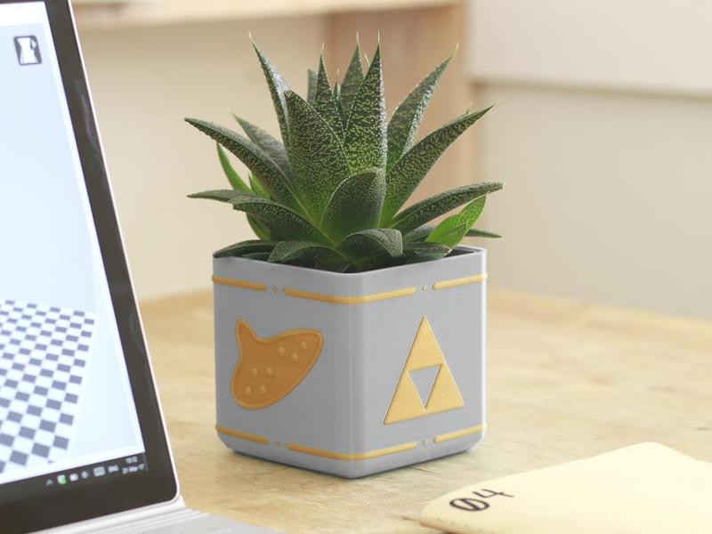 Zelda Planter – Single / Dual Extrusion Minimal Planter