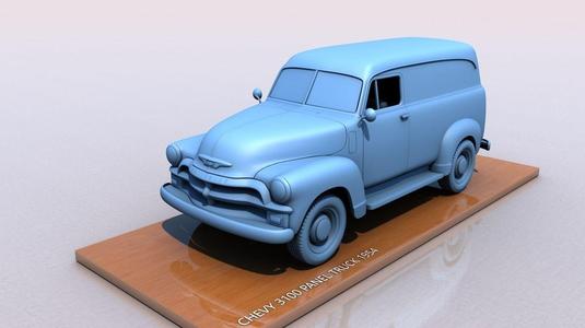CHEVY 3100  PANEL TRUCK 1954