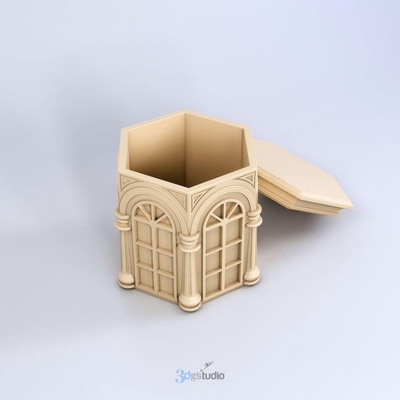 Rome Colums Jewelry Box Stl File, Storage 3D Print Files, 3D Printer Items