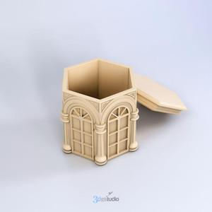 Rome Colums Jewelry Box Stl File, Storage 3D Print Files, 3D Printer Items