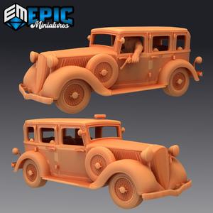 Orc Taxi / Gangster Car / 1920s Mafia Cars / Criminal Organization Vehicle / Drive by Shooting