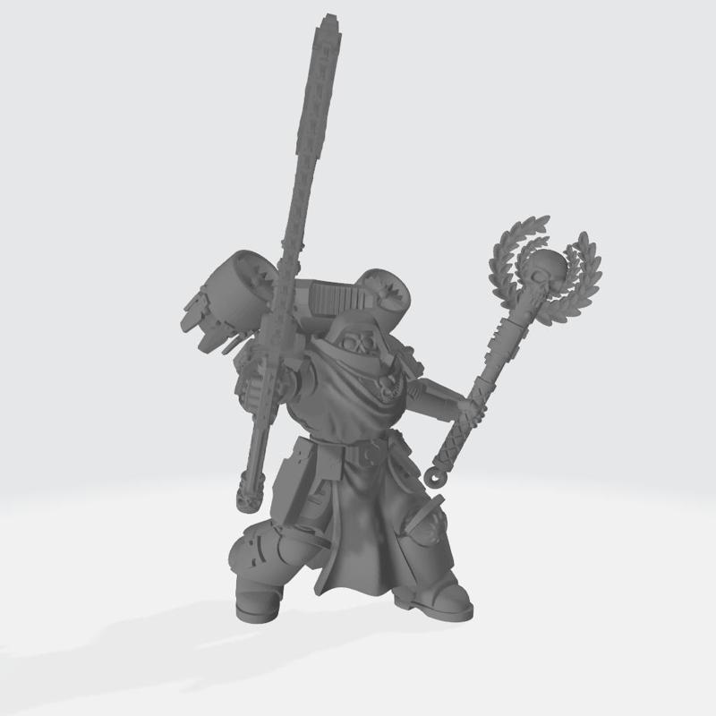 Chaplain that kills everything – whith teeth of terra and jumppack