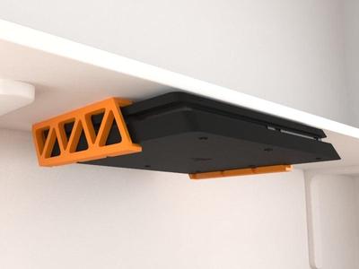 PS4 SLIM UnderShelf Holder