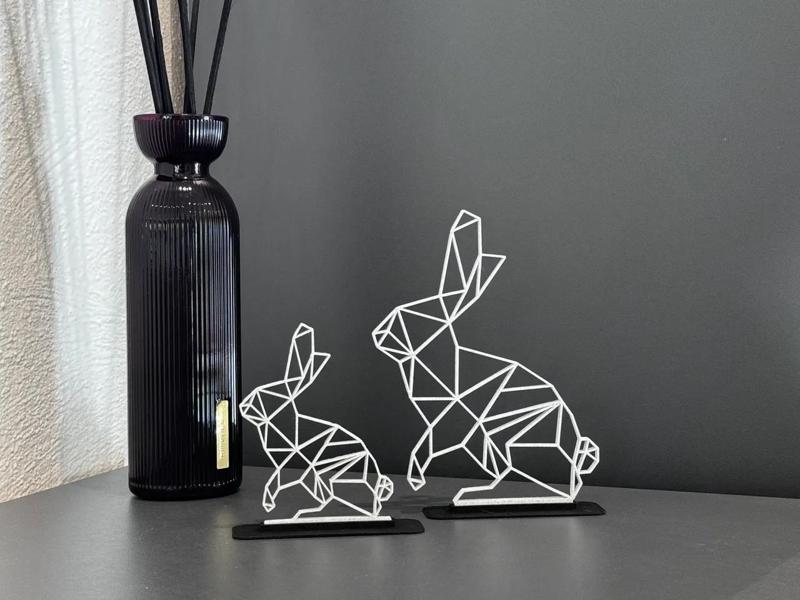 Low Poly Rabbit Decoration
