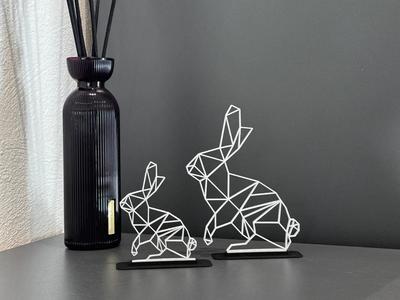 Low Poly Rabbit Decoration