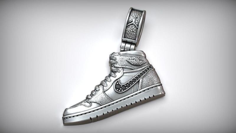 Air Jordan Bling Goat  Retro Nike Pendant