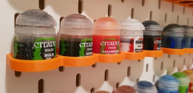 Citadel Paint Holder for SKADIS Pegboard