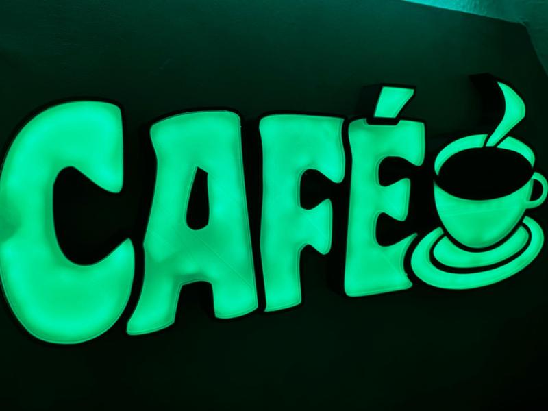 LED-Café Sign