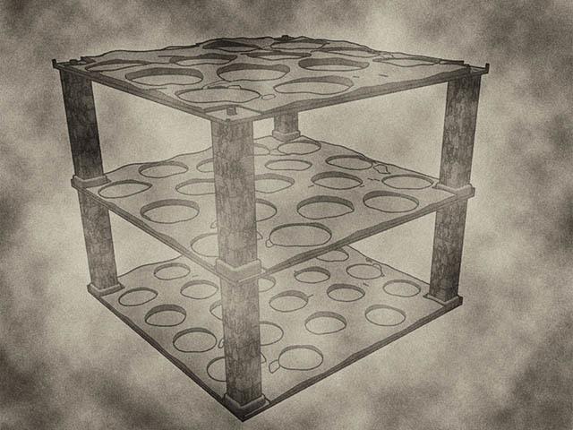 Stackable Miniature Trays sizes include 25mm, 32mm, and 40mm for Dungeons & Dragons or Warhammer 40k