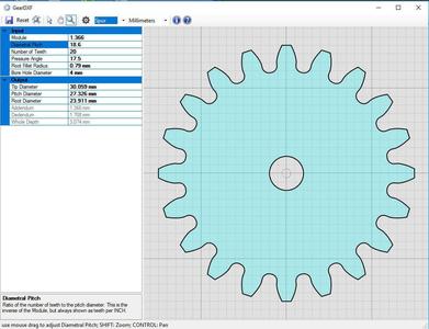 Software GEARDXF Fast Rack-Pinion Gears
