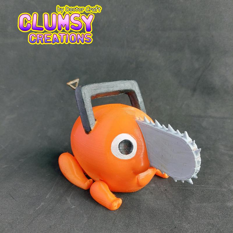 Cute Flexi Pochita Cainsawman